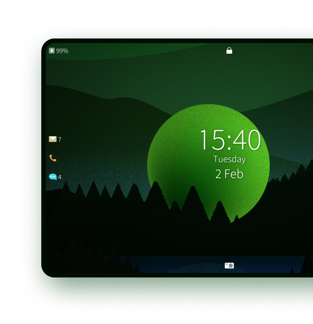 Tablet Lock Screen